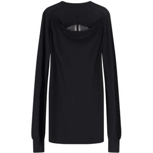 Rick Owens, Dames, Tops, Zwart, Maat: S