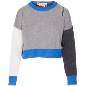 Marni, Dames, Truien, Veelkleurig, Maat: 3XS Kasjmier,