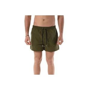 Dsquared2 Boxer Zwemshorts met Trekkoord Taille , Green , Heren , Maat: S