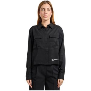 KARL LAGERFELD - Blouse - Zwart - Klassieke Blouse
