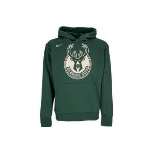 Nike Milwaukee Bucks Fleece Hoodie , Green , Heren , Maat: L