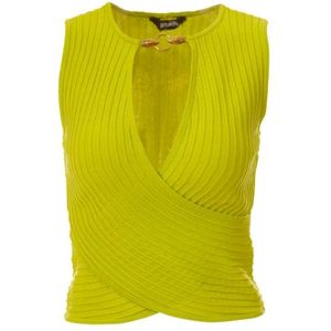 Just Cavalli, Dames, Tops, Groen, Maat: M