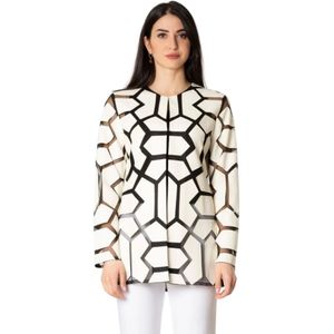 Joseph Ribkoff, Dames, Jassen, Wit, Maat: M Poliester,