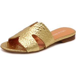 Lella Baldi, Dames, Schoenen, Geel, Maat: 38 EU Leer,