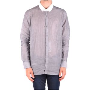 Neil Barrett, Heren, Overhemden, Grijs, Maat: 2XL