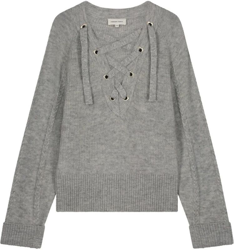 Fabienne Chapot - Trui - Grijs - Gebreide Truien