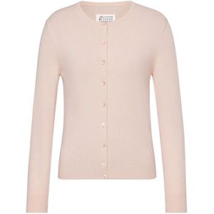 Maison Margiela, Dames, Truien, Roze, Maat: M Wol,