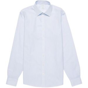 Brooks Brothers, Heren, Overhemden, Blauw, Maat: XS Katoen,