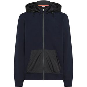 Sun68, Heren, Sweatshirts & Hoodies, Blauw, Maat: M