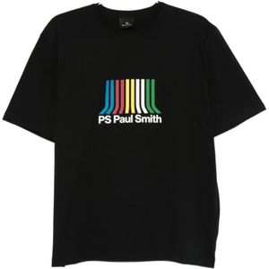 Paul Smith, Heren, Tops, Zwart, Maat: L Katoen,