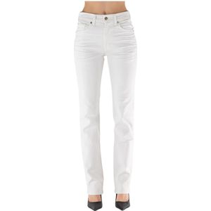 Tom Ford, Dames, Broeken, Wit, Maat: W28