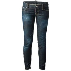 Dsquared2, Dames, Jeans, Blauw, Maat: M Denim,