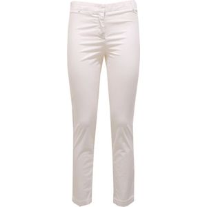 Fabiana Filippi, Dames, Broeken, Wit, Maat: 2XS Katoen,