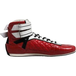 Dolce & Gabbana, Heren, Schoenen, Rood, Maat: 44 EU Leer,