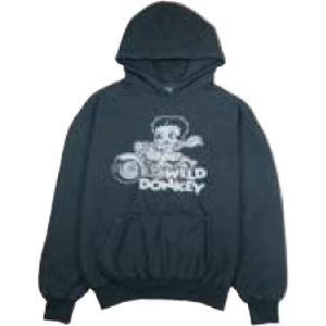 Wild Donkey, Heren, Sweatshirts & Hoodies, Zwart, Maat: S Fleece,