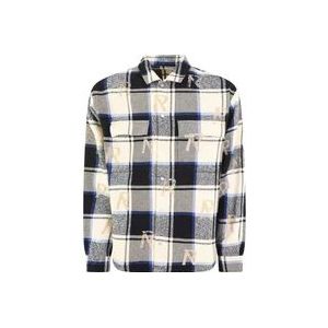 Represent Heren All Over Initial Flannel Shirt , Multicolor , Heren , Maat: XL