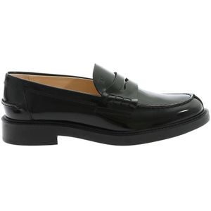 Tod's Zwarte College Loafers Dames Schoenen , Black , Dames , Maat: 37 1/2 EU