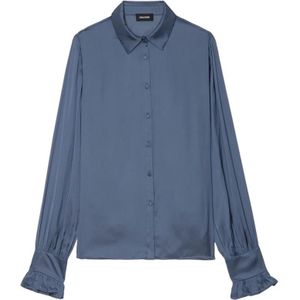 Zadig & Voltaire, Dames, Blouses & Shirts, Blauw, Maat: XS