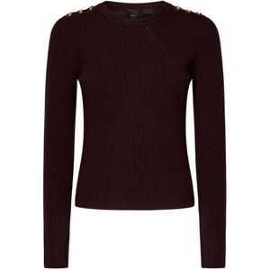 Pinko, Dames, Truien, Bruin, Maat: M