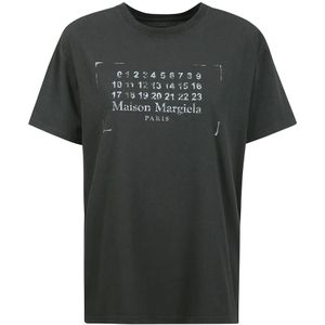 Maison Margiela, Dames, Tops, Zwart, Maat: S Katoen,