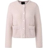 Cardigan met ronde hals en opgestikte zakken