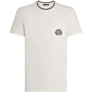 Dolce & Gabbana, Heren, Tops, Wit, Maat: XL