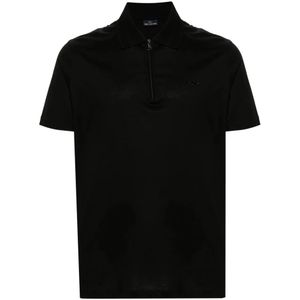 Paul & Shark, Heren, Tops, Zwart, Maat: M Katoen,