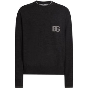 Dolce & Gabbana, Heren, Truien, Grijs, Maat: M