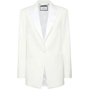 Philipp Plein, Dames, Jassen, Wit, Maat: M