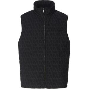 Valentino Garavani, Heren, Jassen, Zwart, Maat: M Poliester,