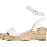Tommy Hilfiger - FW0FW08805 - Espadrilles - Wit - Katoenen Bovenkant, 5,8 cm Sleehak
