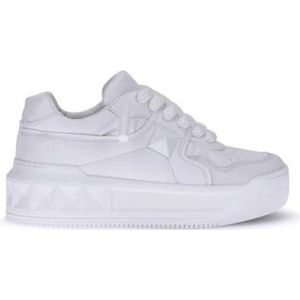 Valentino Garavani, Dames, Schoenen, Wit, Maat: 38 1/2 EU Leer,