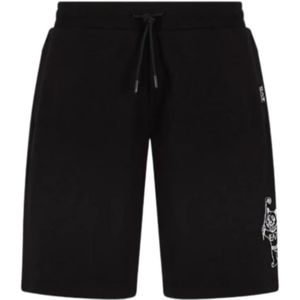 Emporio Armani Ea7, Heren, Korte broeken, Zwart, Maat: M