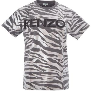 Kenzo, Dames, Tops, Veelkleurig, Maat: L Katoen,