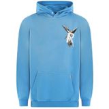 Represent - Archangel Hoodie - Electric Blue - Katoen - Licht Oversized Pasvorm