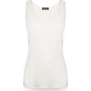 Elena Mirò, Dames, Tops, Wit, Maat: M Satijn,