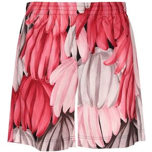 Msgm, Heren, Korte broeken, Veelkleurig, Maat: L Katoen,