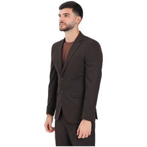 Selected Homme - 16087868Demitasse - Jas - Bruin - Heren - Regular Fit - Herfst-Winter Collectie