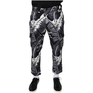 Dolce & Gabbana, Heren, Broeken, Veelkleurig, Maat: S Katoen,