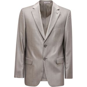 Pal Zileri, Heren, Jassen, Grijs, Maat: L Leer,