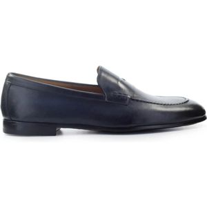 Doucal's, Heren, Schoenen, Blauw, Maat: 41 EU Leer,