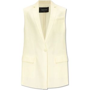 Fabiana Filippi, Dames, Jassen, Beige, Maat: S Wol,