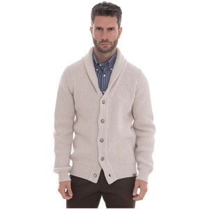 Fay, Heren, Truien, Beige, Maat: L Wol,