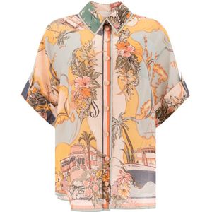 Zimmermann, Dames, Blouses & Shirts, Veelkleurig, Maat: L