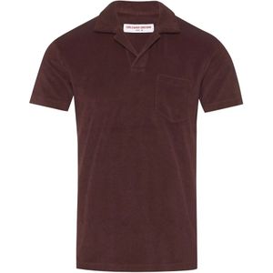 Orlebar Brown, Heren, Tops, Rood, Maat: XL Katoen,