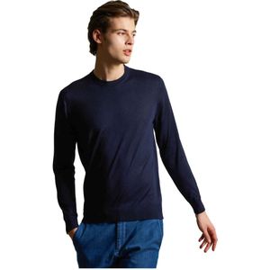 Colombo, Heren, Truien, Blauw, Maat: 6XL Wol,