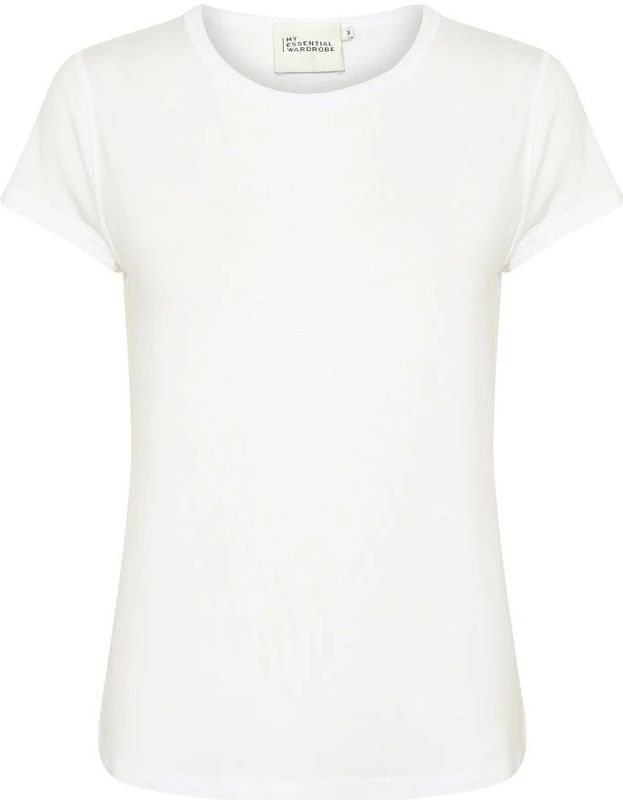 My Essential Wardrobe - Zachte Modal Tee - T-shirt - Wit