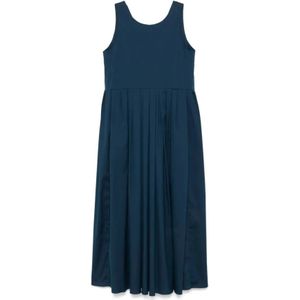 Max Mara, Dames, Jurken, Blauw, Maat: XS Katoen,