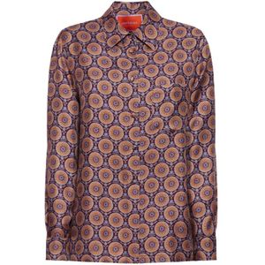 La DoubleJ, Dames, Blouses & Shirts, Veelkleurig, Maat: L Zijde,