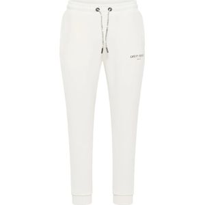 Carlo Colucci - De Salvo - Sportbroek - Zwart/Wit - Sweatstof, Tapered Pasvorm
